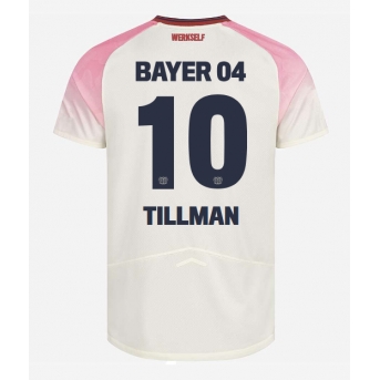 Billige Fotballdrakt Bayer Leverkusen Malik Tillman #10 Replika Bortedrakt 2025-26 Kortermet